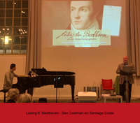 Lezing Beethoven- Ben Coelman en Santiago Costa 1